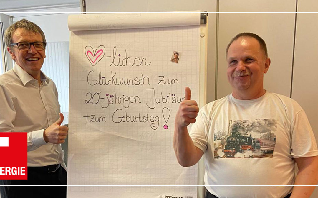 15 + 20 = 35 Jahre bei SYNERGIE!