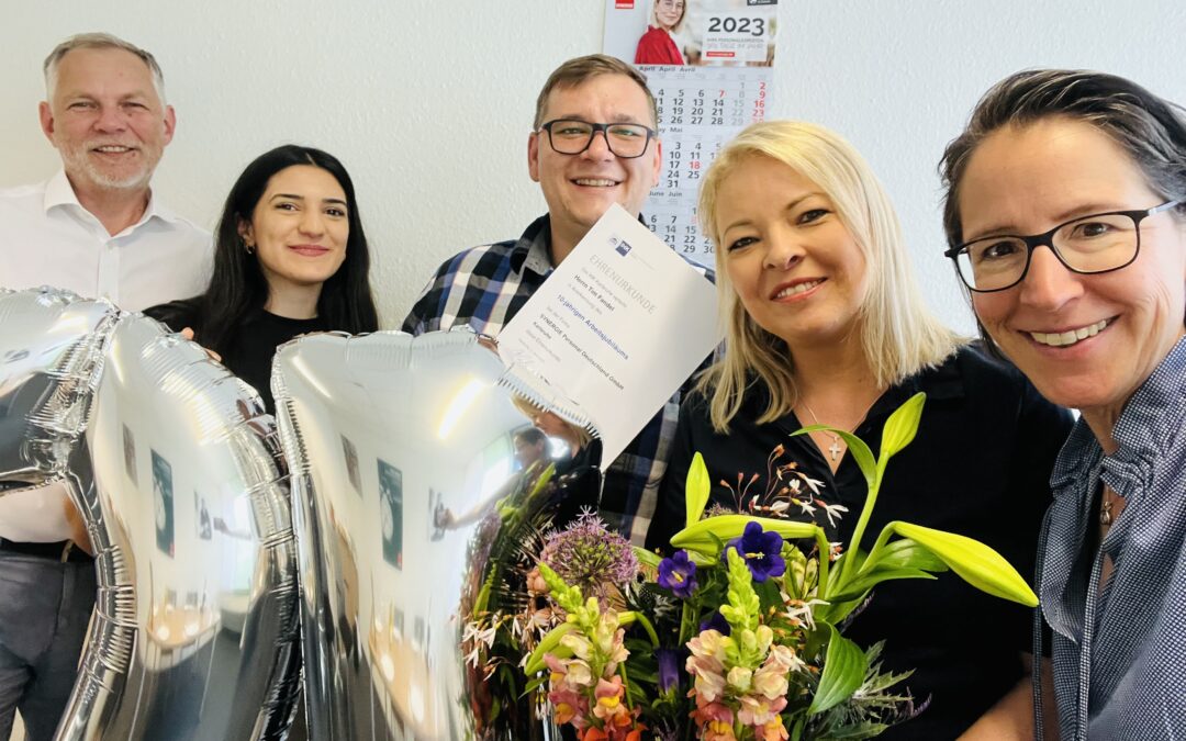 SYNERGIE sagt danke für 10 tolle Jahre